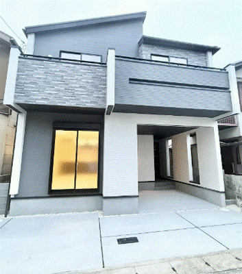 【外観：施工例】 | ブルーミングガーデン乙訓郡大山崎町下植野 | 同シリーズ外観