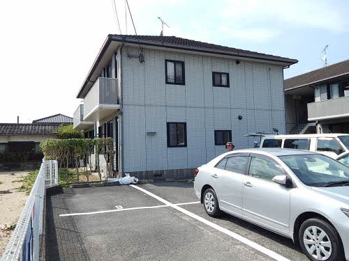 AXISーⅡ　B棟の駐車場|カースペースがあります