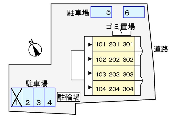 【区画図】 | リバー ストーンⅢ