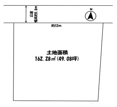 明石市大久保町山手台２丁目　土地の土地図|●年中無休：当日予約可●間口広く約12ｍございますので、通風・陽当り良好！