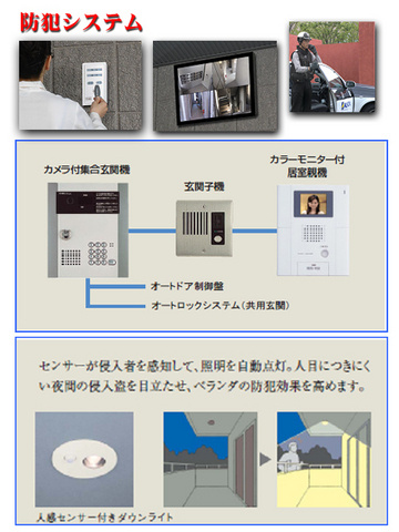 トリアノン南久が原のその他|防犯システム