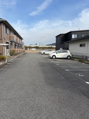 リビオンＡ棟の駐車場