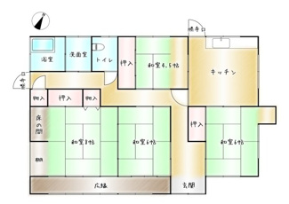 【間取り】 | 垂水市新城　戸建賃貸(ｵｰﾅｰﾁｪﾝｼﾞ物件)