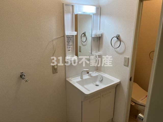 ハイムＥの洗面所|洗髪洗面化粧台