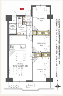 【間取り】 | 白川高層住宅８号棟