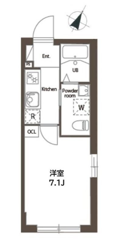 ドムス・スタイル目黒不動前の間取り