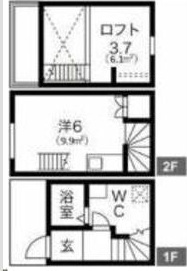 LUMINA港栄の間取り