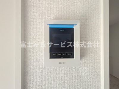 【セキュリティ】 | 磐田市福田 2期 新築一戸建て 2号棟 | TVモニター付きインターホンです。