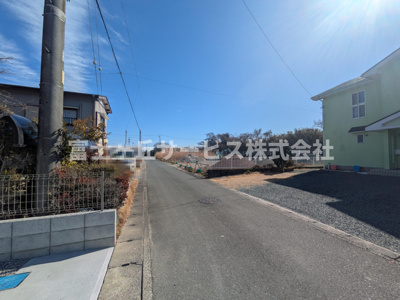 【前面道路含む現地写真】 | 磐田市福田 2期 新築一戸建て 2号棟 | 前面道路です