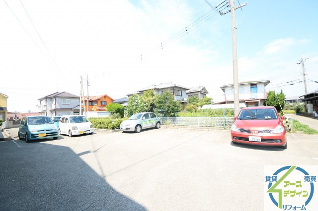 ファミリーパレスAの駐車場|パース写真