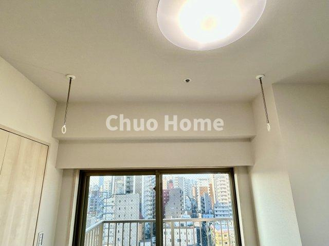 フェルクルールプレスト三ノ輪駅前の内装|室内物干し