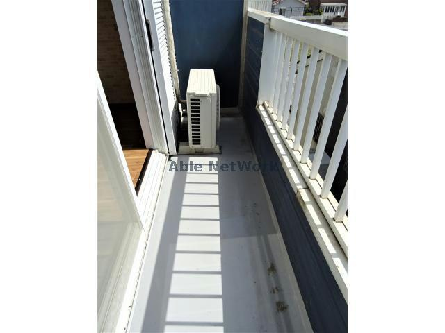 メゾネート鹿島のバルコニー|日当たりの良いバルコニー