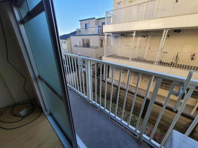 山惣マンションのバルコニー