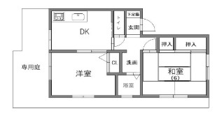 ヒルサイド御影の間取り