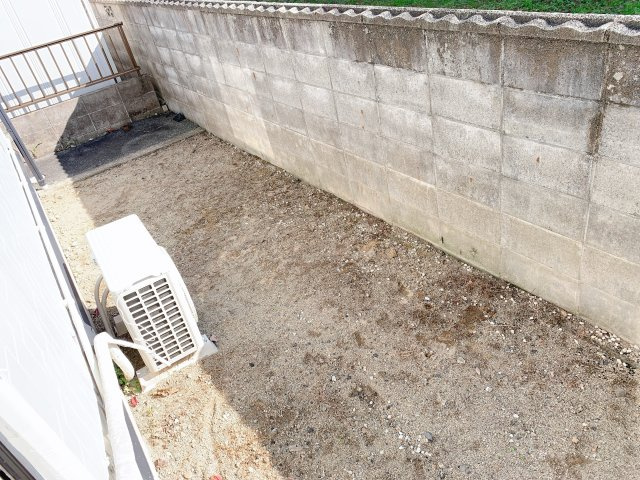 ミズキハイツの庭|専用庭が付いています♪
