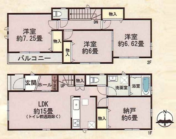 明石市二見町東二見の間取り