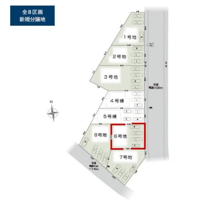 売土地　静岡市清水区折戸の土地図
