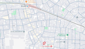 【地図】 | メゾン・ド・マルス　1階店舗事務所