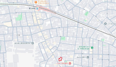 【地図】 | メゾン・ド・マルス　1階店舗事務所