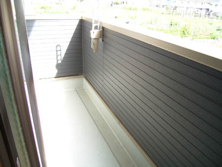 アーバン新家のバルコニー