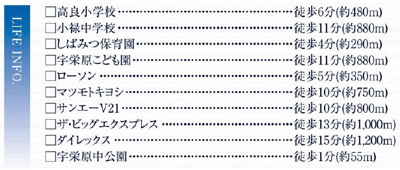 【周辺】 | 那覇市宇栄原2期（全2棟）ラスト2号棟 | 周辺♪