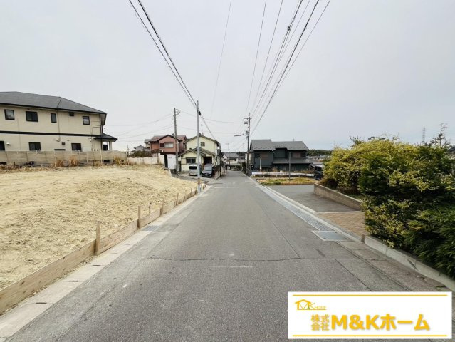 知多市巽が丘4丁目　全2棟　2号棟の前面道路含む現地写真|R8.2.7撮影　西側接道5.9ｍ以上