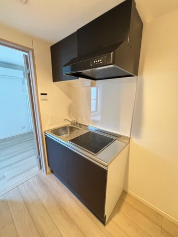 リアル北久里浜パークテラスⅠのキッチン|新築時の写真です