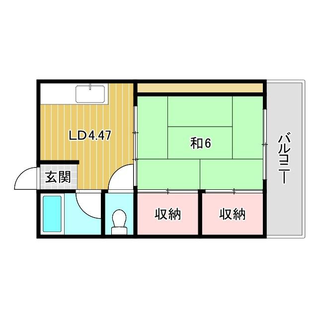 フタミハイツの間取り