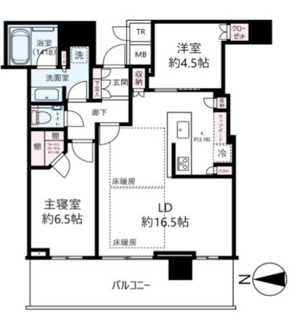【間取り】 | パークタワー晴海