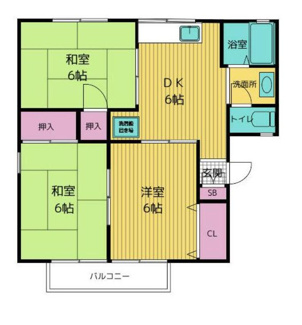 【間取り】 | セジュール石田Ⅰ