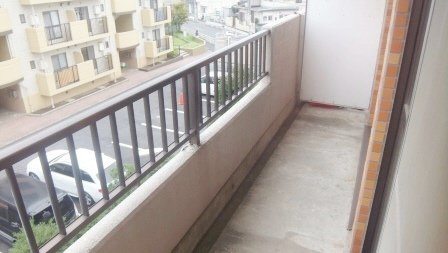 グリーンピア原木のバルコニー|バルコニーも付いてます（写真は別号室です）
