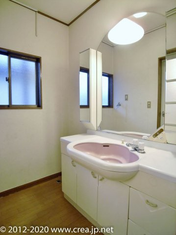 山本ハイツの洗面所