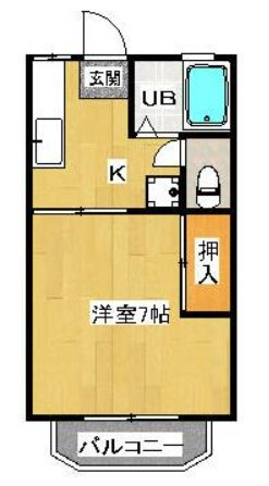 ウッディヒルズＡの間取り