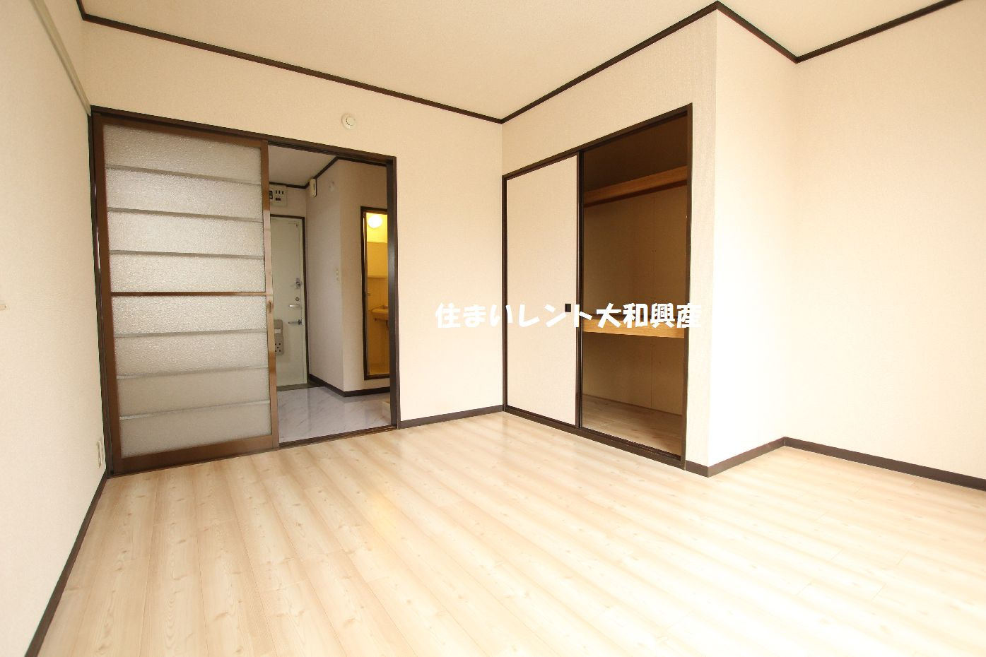 ウッディヒルズＡの寝室