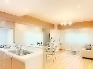 ハイラーク船堀の居間・リビング|※【施工例】内装イメージ写真です。色・サイズなど実際と異なる場合がございます