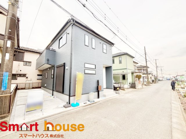 綾瀬市吉岡東新築1棟の前面道路含む現地写真