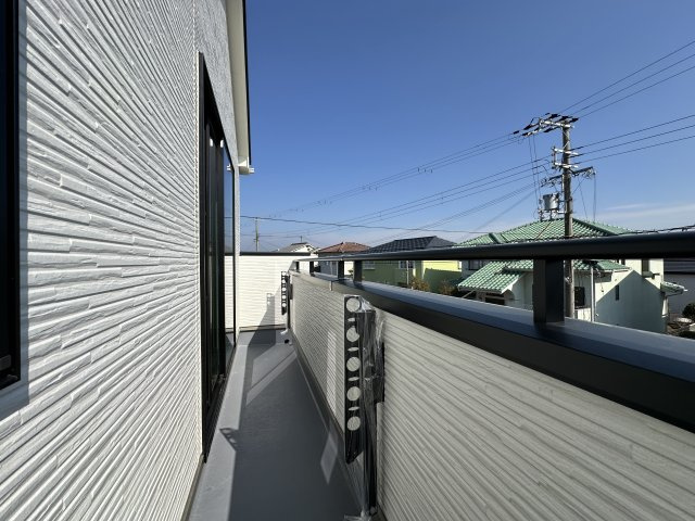 神戸市西区糀台3丁目新築戸建B号棟のバルコニー