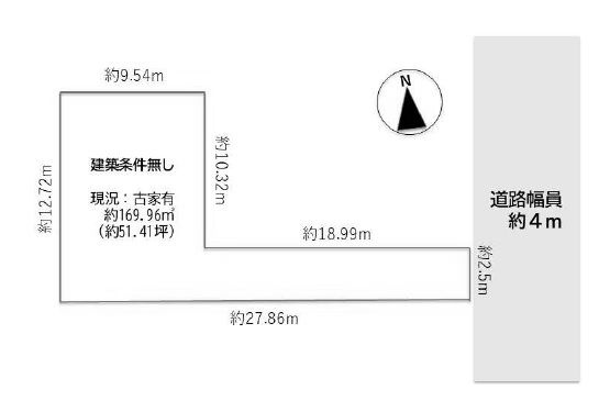 【土地図】 | 池田市天神２丁目　土地