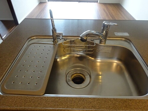 大阪ひびきの街　ザ・サンクタスタワーの設備|シンク　※前回募集時／２０２５年５月の写真