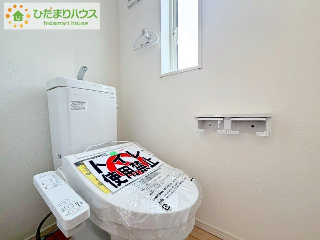 いわき市泉町下川第8　新築戸建　のトイレ|トイレは1F、2F共に完備！取り合いになることがありませんね(^^)/