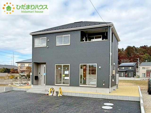 いわき市泉町下川第8　新築戸建　の外観|デザイナーズのようなお洒落な外観です(^^♪