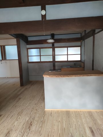 築年数不詳　菊池市下河原日向　古民家のキッチン