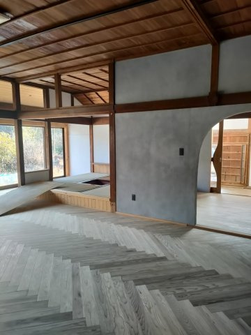 築年数不詳　菊池市下河原日向　古民家の居間・リビング