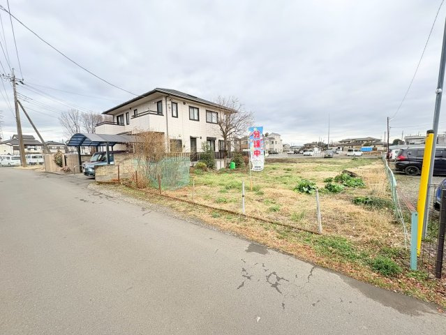 狭山市青柳　建築条件なし売地　「新狭山駅」徒歩14分　敷地159坪　の外観