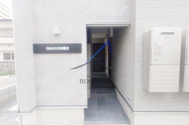 GRADUS本蓮沼のエントランス|エントランスです。