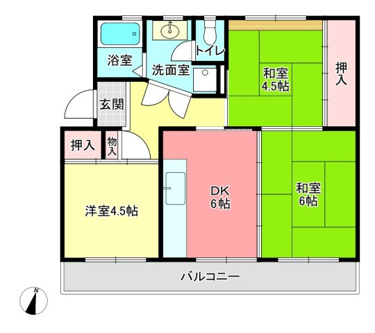 【間取り】の画像