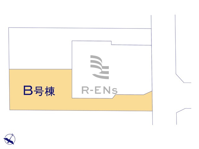 【区画図】 | 西東京市東町１丁目　新築戸建て　B号棟 | 保谷駅徒歩7分の好立地に全3棟が誕生です