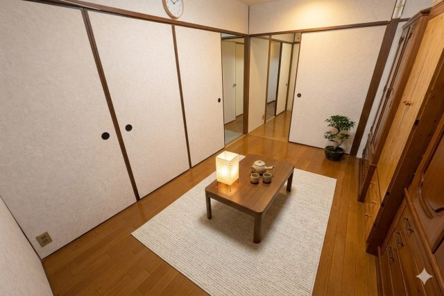 メガロコープ茨木の洋室|洋室6帖（写真は家具を配置したイメージ画像）