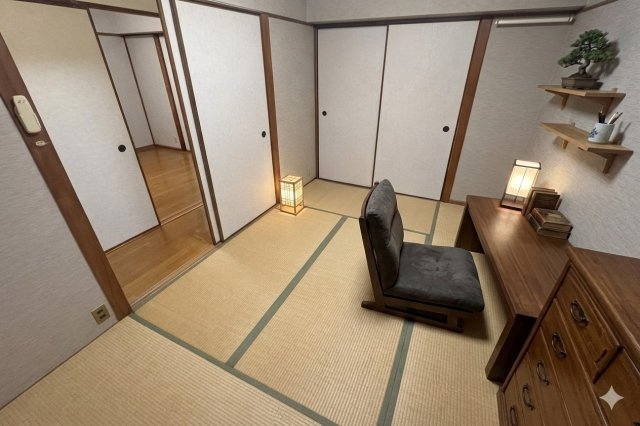 メガロコープ茨木の和室|和室6帖（写真は家具を配置したイメージ画像）