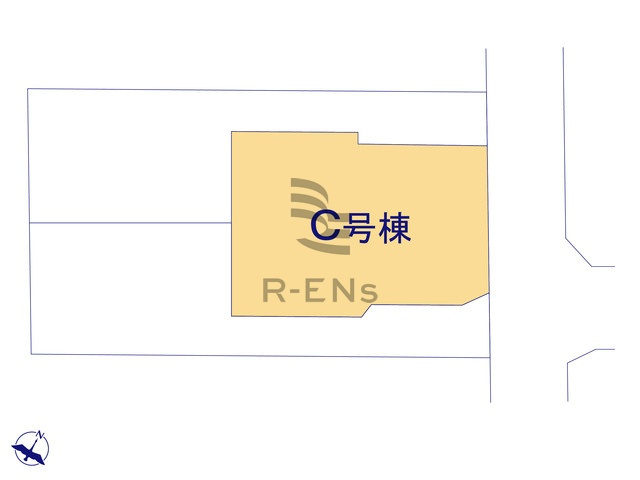【区画図】 | 西東京市東町１丁目　新築戸建て　C号棟 | 保谷駅徒歩7分の好立地に全3棟が誕生です